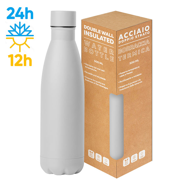 STEEL MAT BOTTLE 500 FLAT