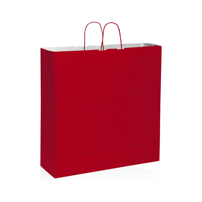 SHOPPER Kraft bianca 54x50x14