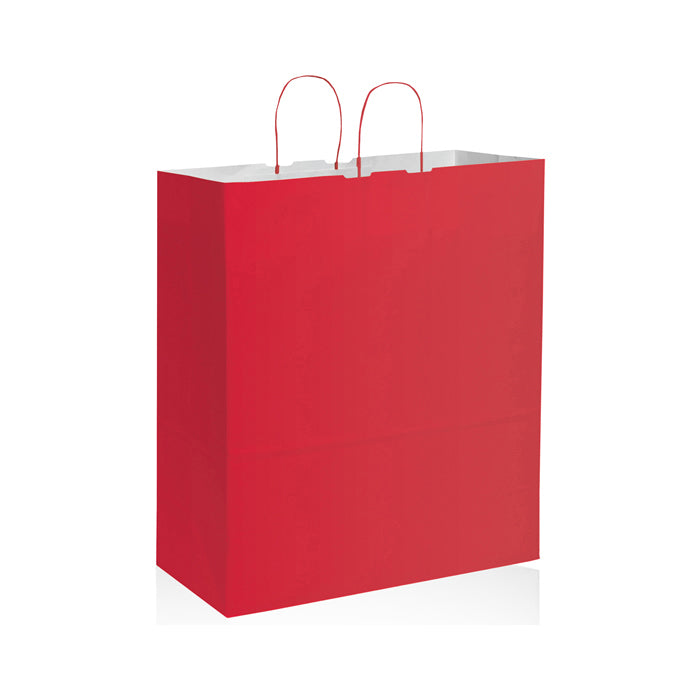 SHOPPER Kraft bianca 45x48x20