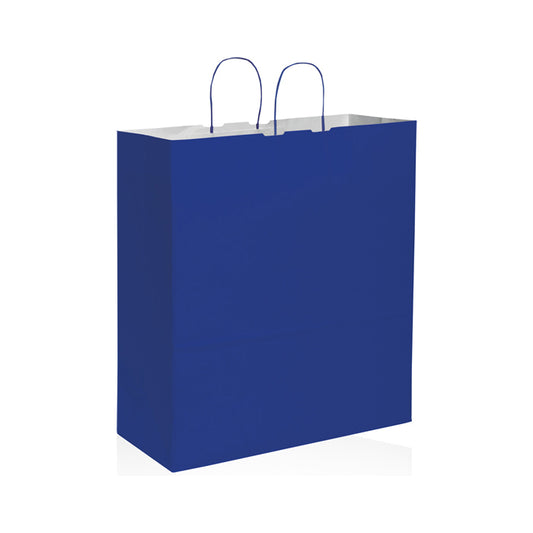 SHOPPER Kraft bianca 36x41x12