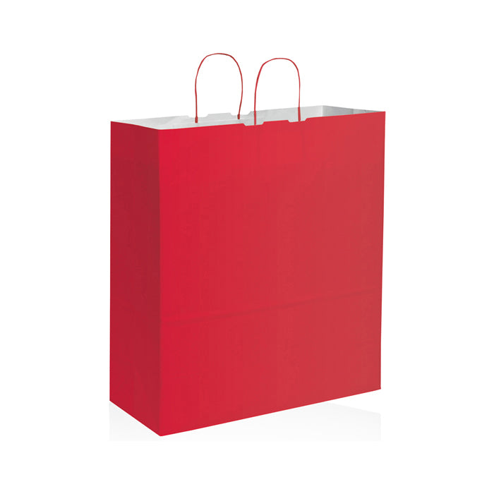 SHOPPER Kraft bianca 36x41x12