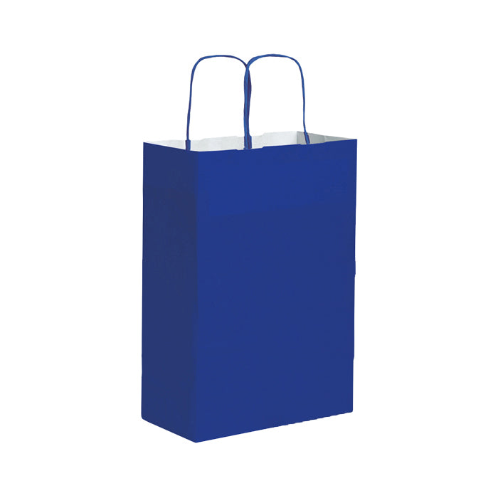 SHOPPER Kraft bianca 28x39x12