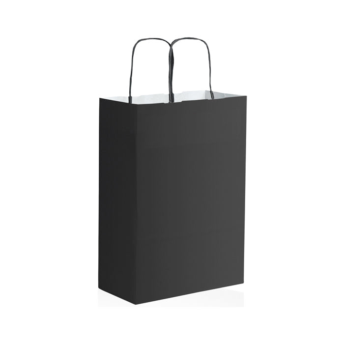 SHOPPER Kraft bianca 28x39x12