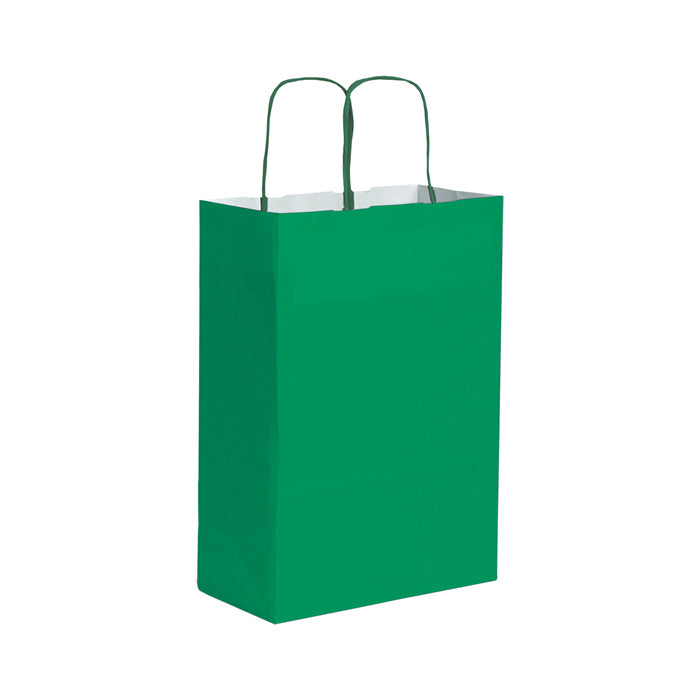 SHOPPER Kraft bianca 28x39x12