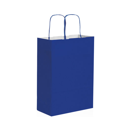 SHOPPER Kraft bianca 22x29x10