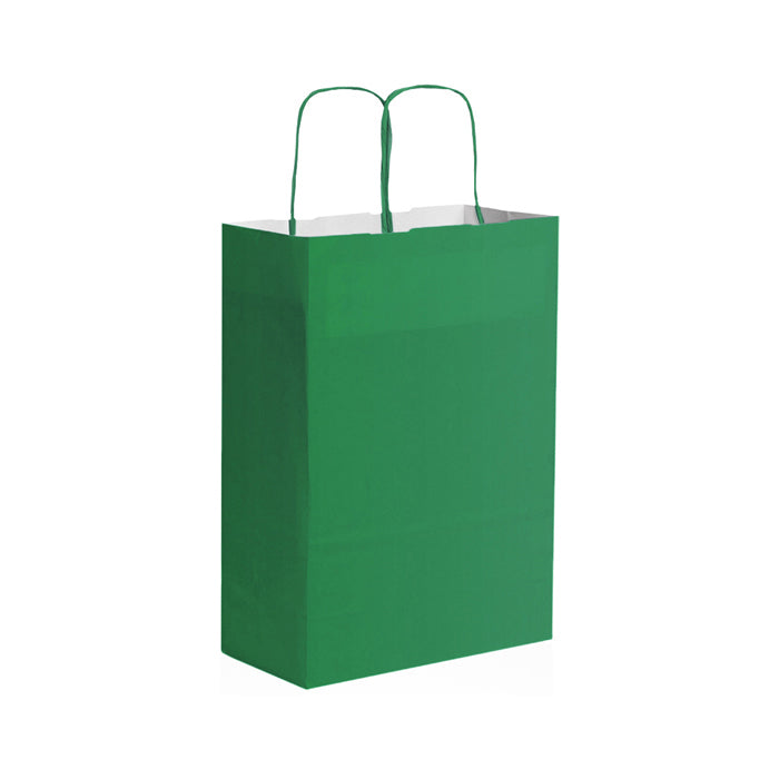 SHOPPER Kraft bianca 22x29x10