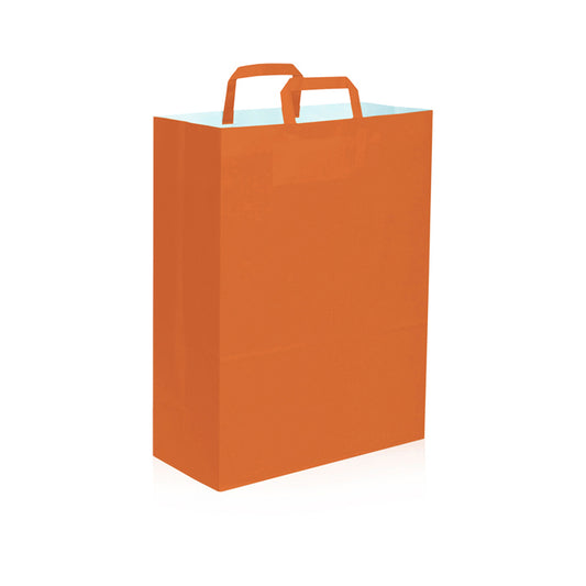 SHOPPER Kraft bianca 32x43x17