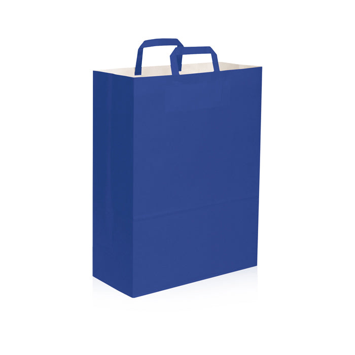 SHOPPER Kraft bianca 32x43x17