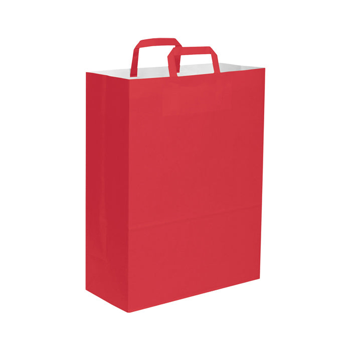 SHOPPER Kraft bianca 32x43x17
