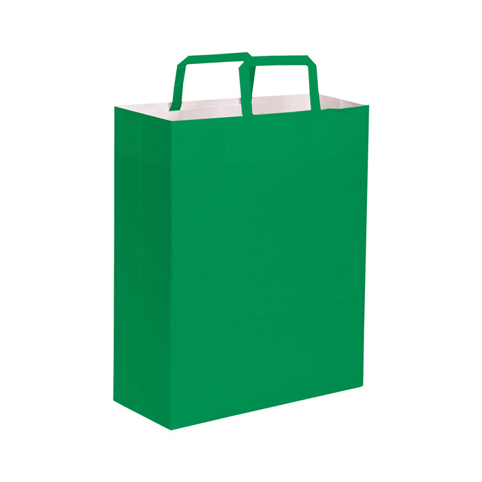 SHOPPER Kraft bianca 26x39x14