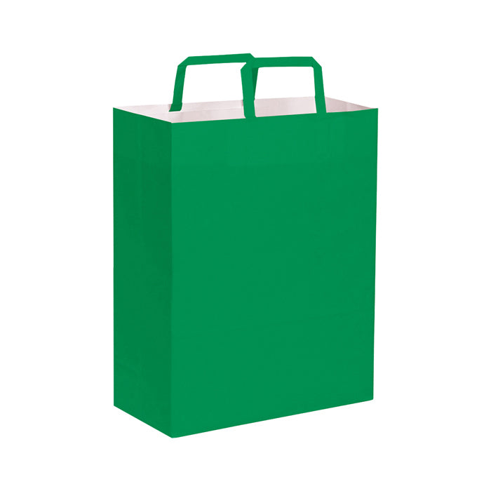 SHOPPER Kraft bianca 22x29x10