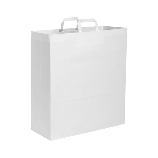 SHOPPER Kraft bianca 45x48x15