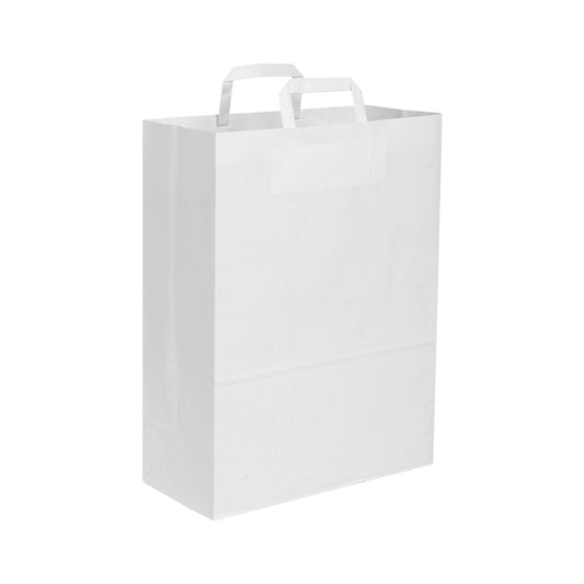SHOPPER Kraft bianca 32x43x17