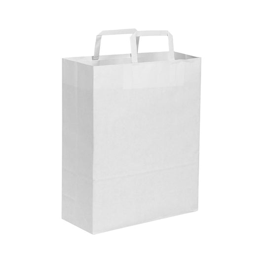 SHOPPER Kraft bianca 26x39x16