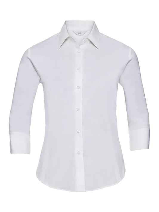 Ladies' 3/4 Sleeve Easy Care Fitted Shirt