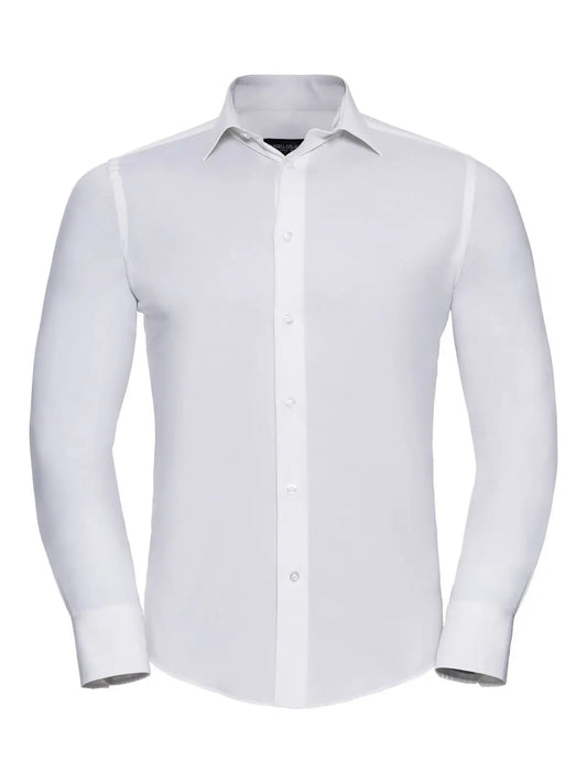 Men's Long Sleeve Easy Care Fitted Shirt