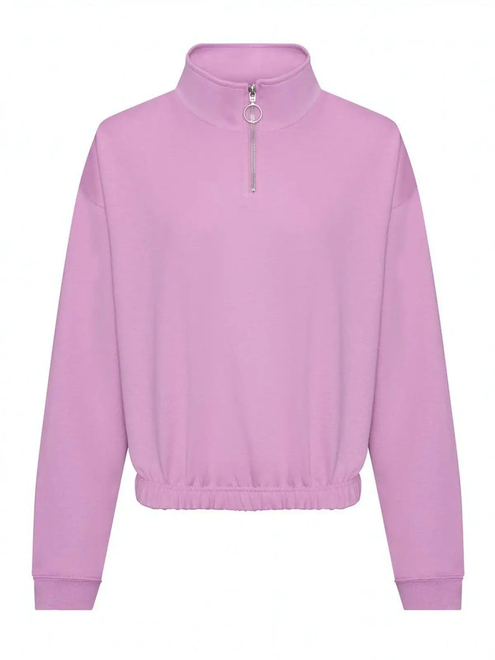 Womenâs Cropped Â½ Zip Sweat