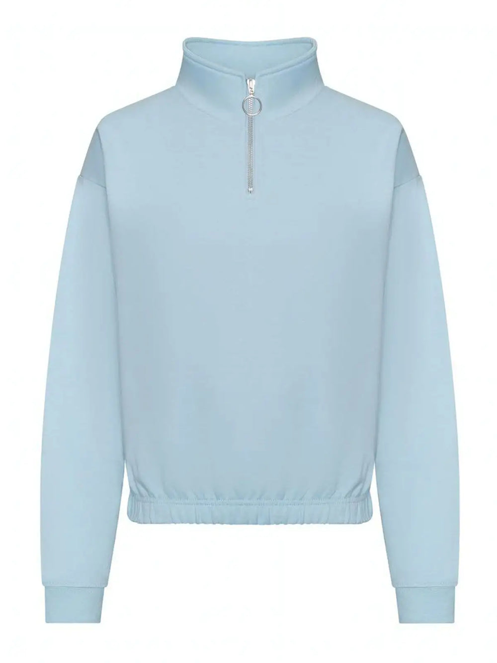 Womenâs Cropped Â½ Zip Sweat