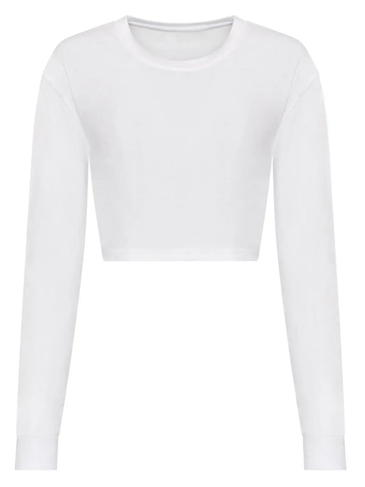 Womenâs Long Sleeved Cropped T
