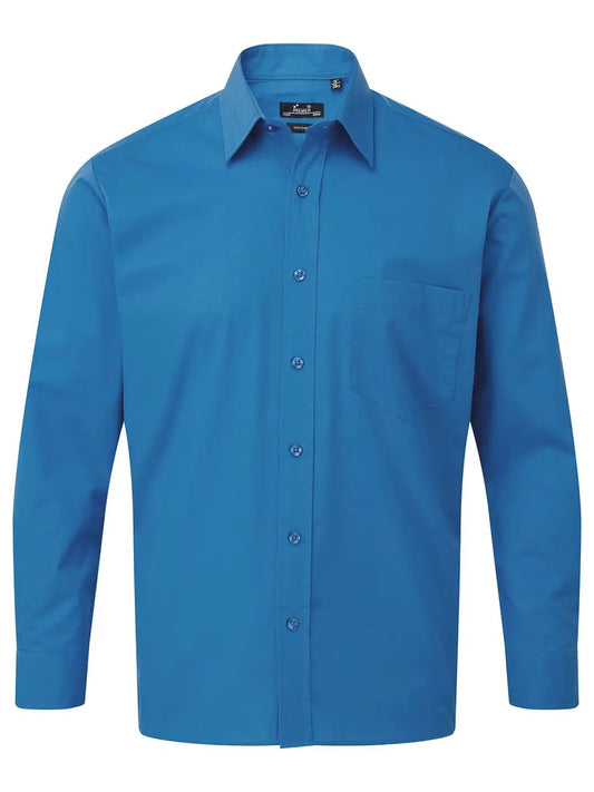 Men's Long Sleeve Poplin Shirt