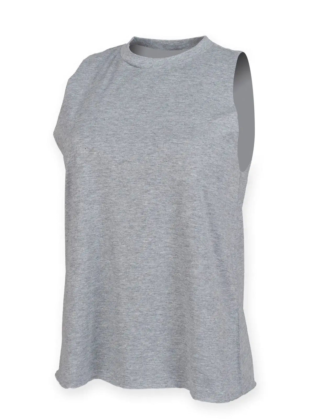 Women's High Neck Slash Armhole Vest